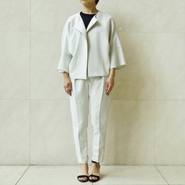 82-4860 DOUBLE amundsen Center Press Ankle Pants <Product No.991>