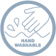 HAND WASHABLE